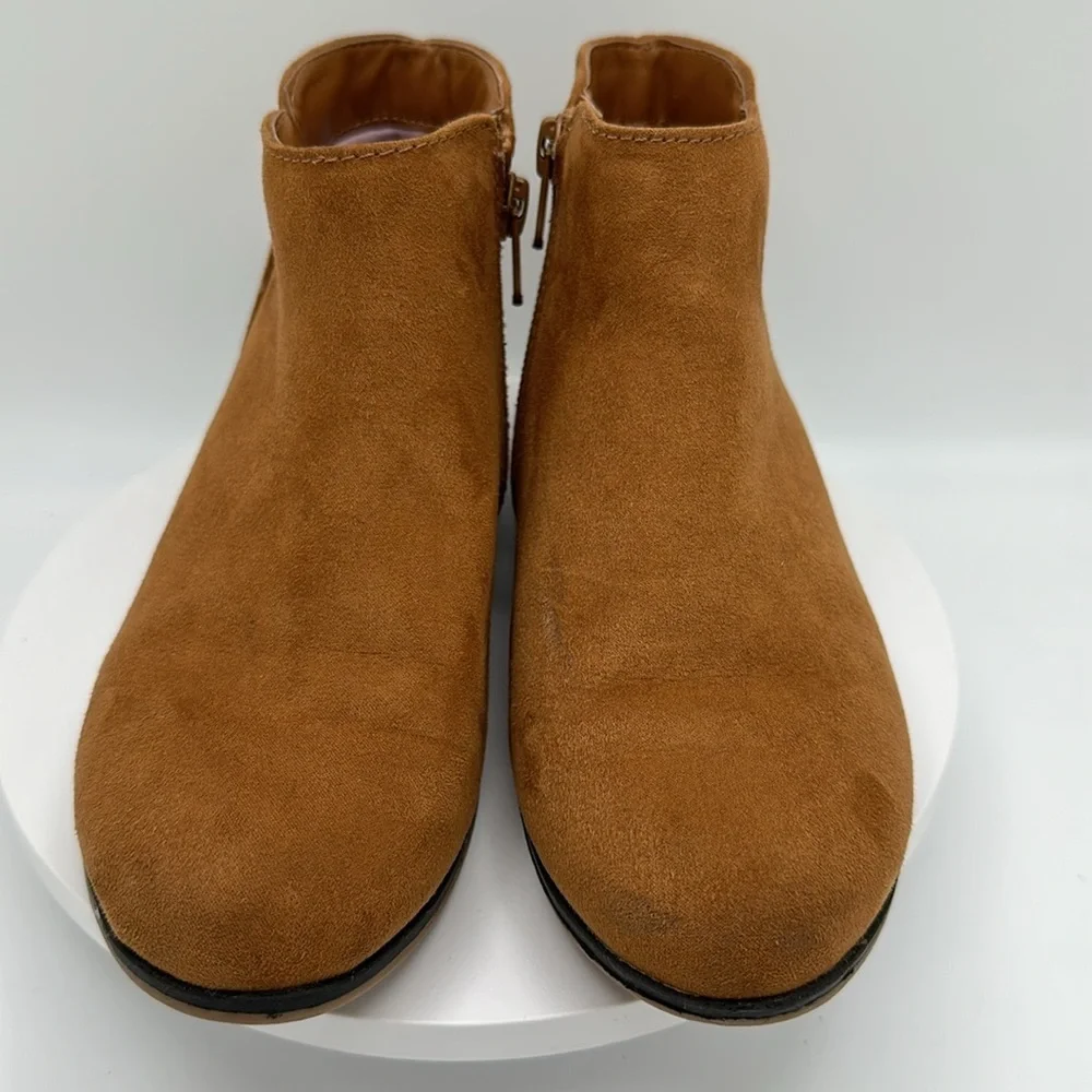 CAT & JACK Girls’ Faux Suede Boots, Size 1